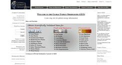 Desktop Screenshot of globalenergyobservatory.org