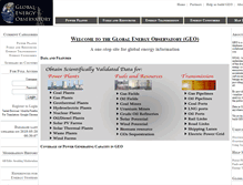 Tablet Screenshot of globalenergyobservatory.org